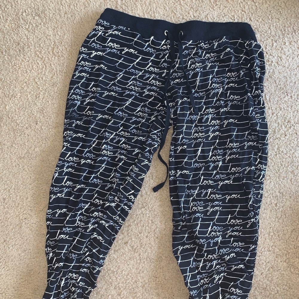 Love quarter sweats
